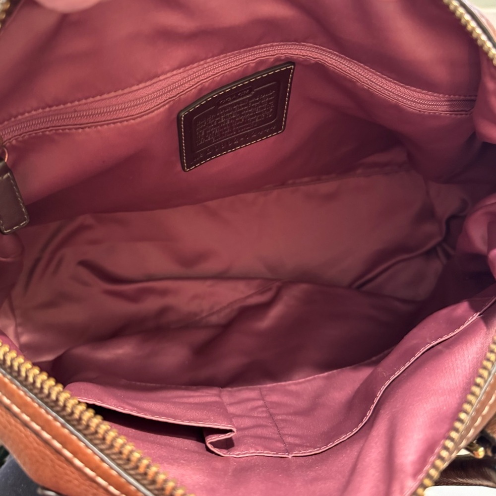 Coach Hamilton Satchel in Brown Leather - Picture 6 of 8